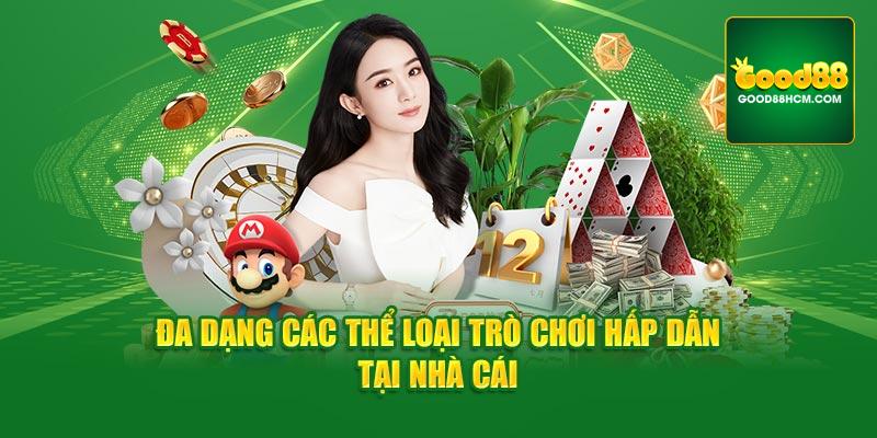 Đa dạng các thể loại trò chơi hấp dẫn tại nhà cái